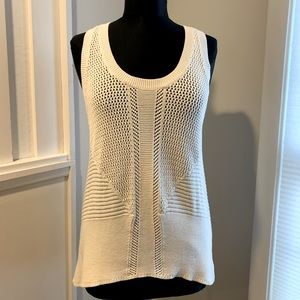 Banana Republic Heritage ivory knit sweater tank
